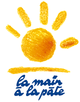 Buntes Logo von La main à la pâte