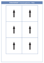 Anweisungskarten – Pfeile