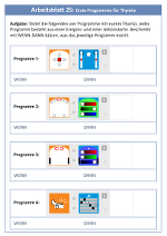 Erste Programme für Thymio