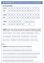 Eine Nachricht verschlüsseln und entschlüsseln