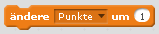 Punktestand um einen Punkt erhöhen