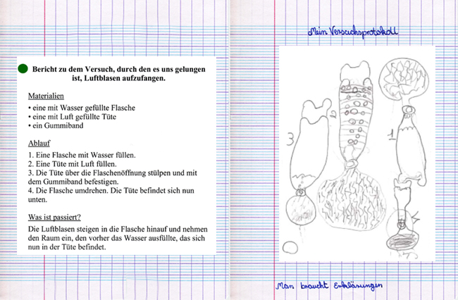 Versuchsprotokoll unter Anleitung der/des Lehrenden