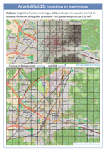 Entwicklung der Stadt Freiburg