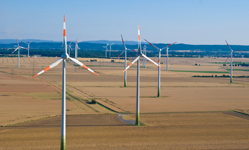 Windpark in Niedersachsen