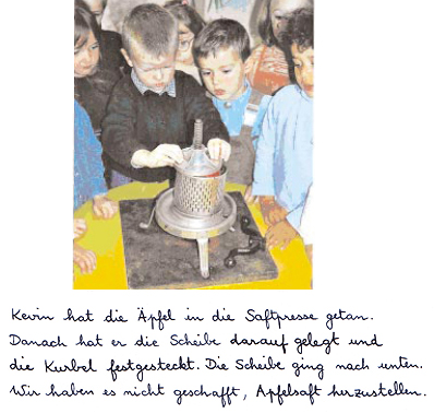 Herstellung von Apfelsaft