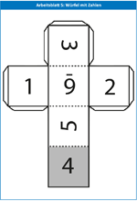 Würfel mit Zahlen