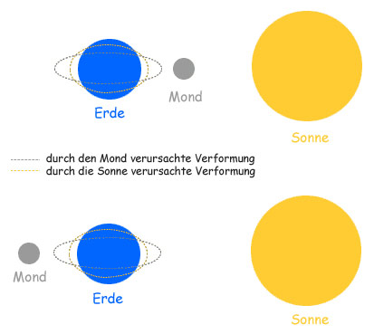 Schema: Wann gibt es Springtiden?